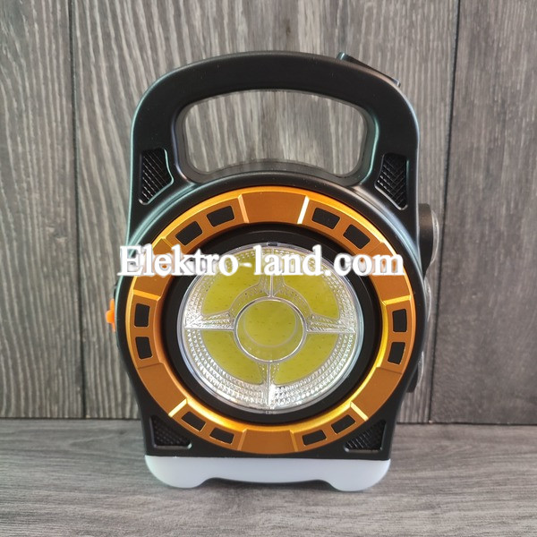 LED лампа HB-6678 фонарь аккумуляторный диодный фонарик на солнечной батареи, прожектор